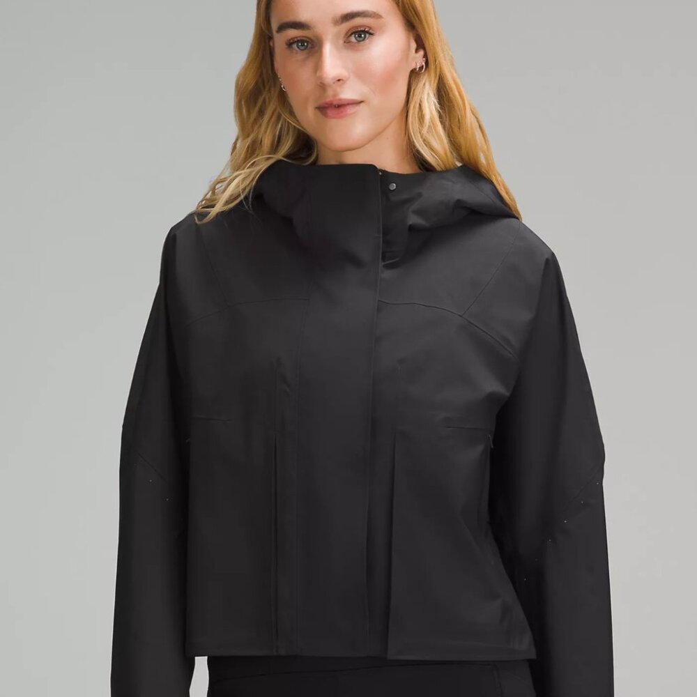 Barely Worn Black Lululemon Rain Chaser Jacket